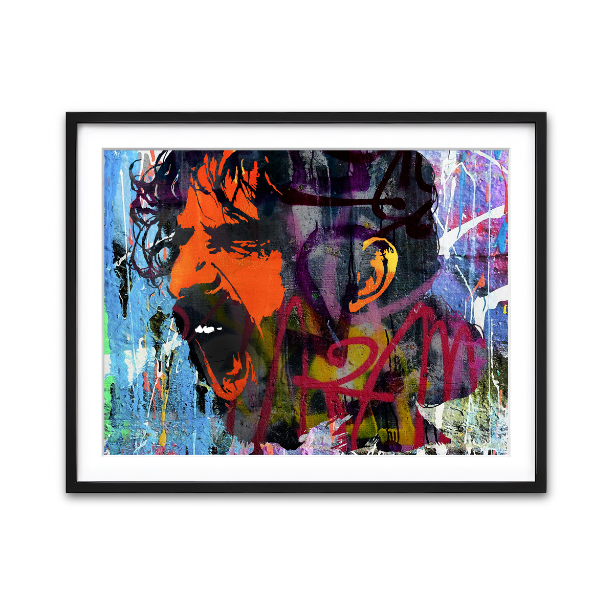 Framed Print 4x3 Black