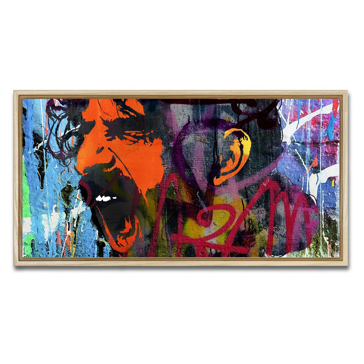 AUTO-MOCKUP WHITE | zappa | 1 Piece | Natural Framed Canvas | group=2x1