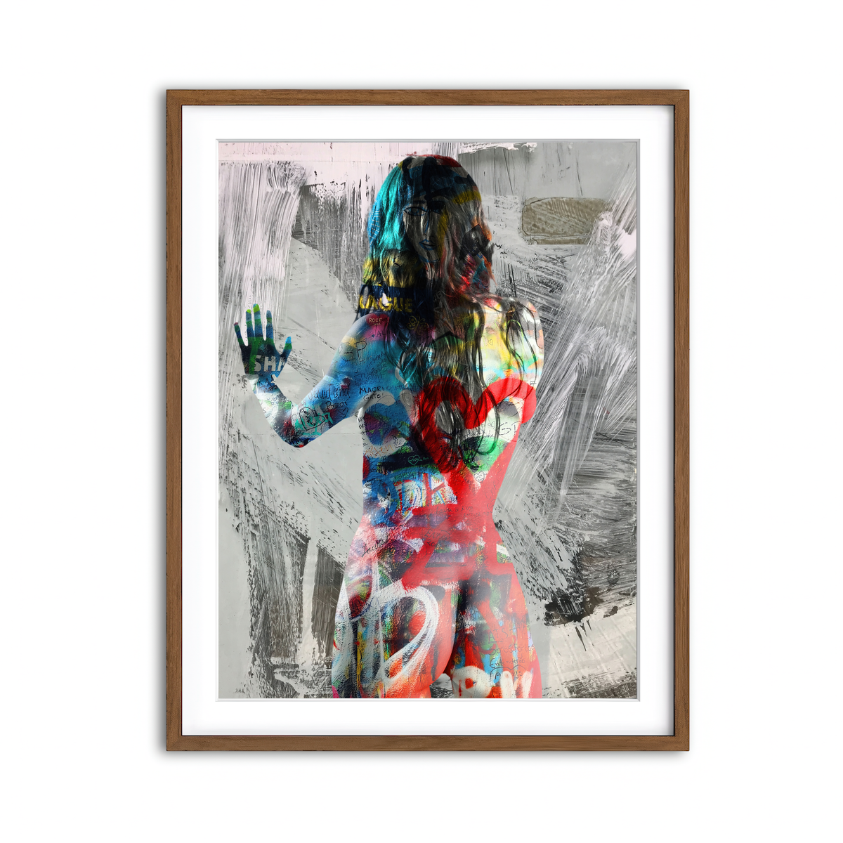 Framed Print 3x4 Walnut