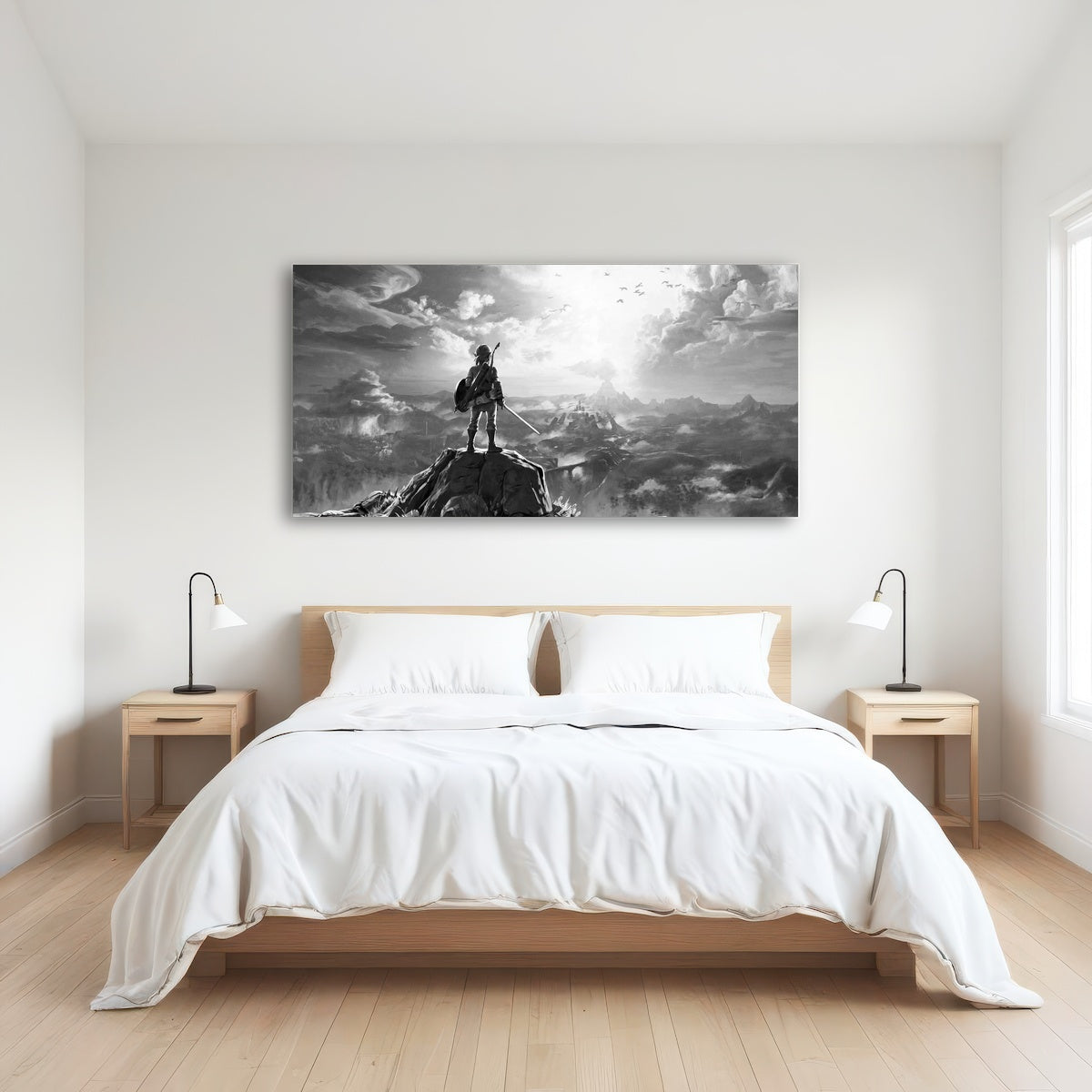 AUTO-MOCKUP ROOM | zelda grayscale