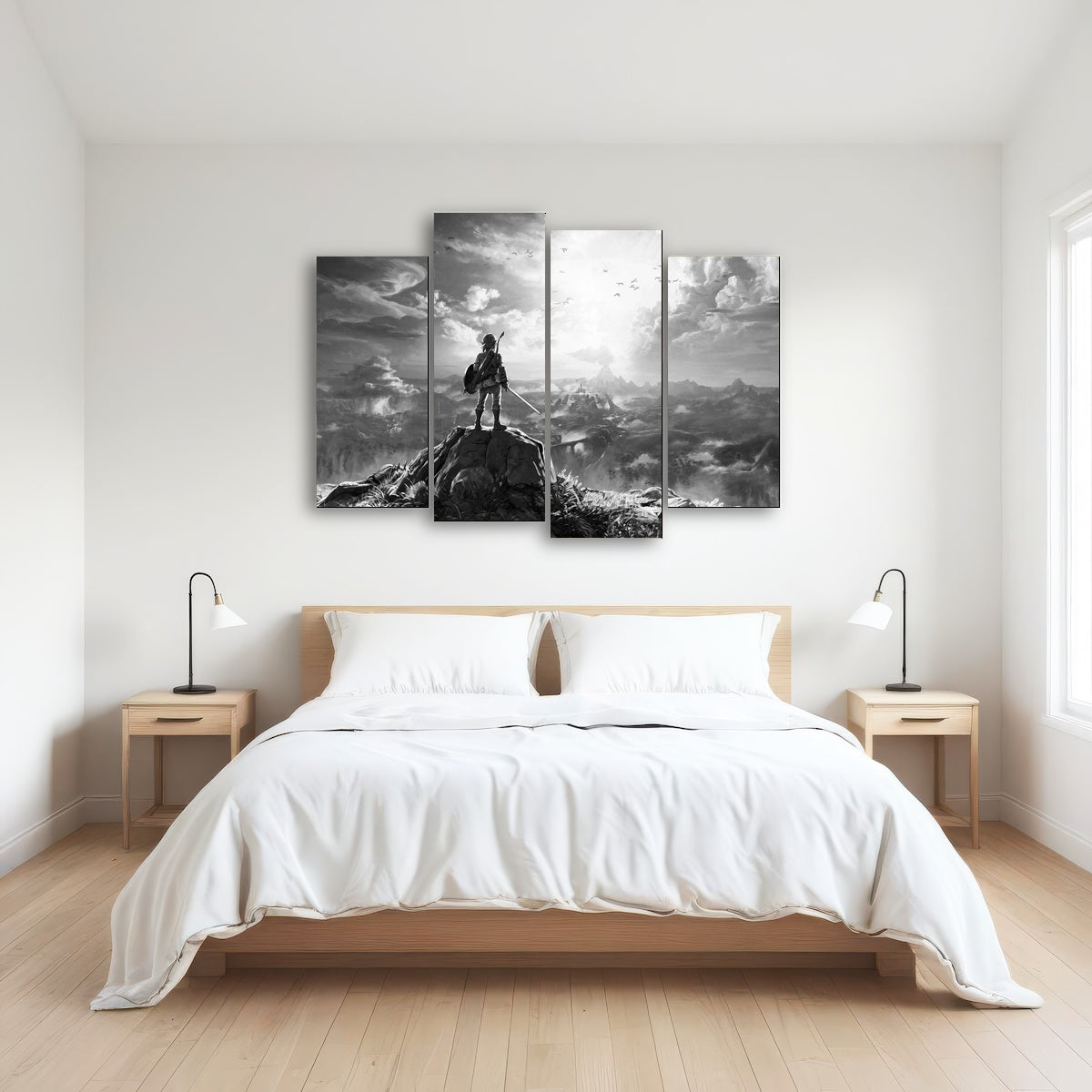 AUTO-MOCKUP ROOM | zelda grayscale