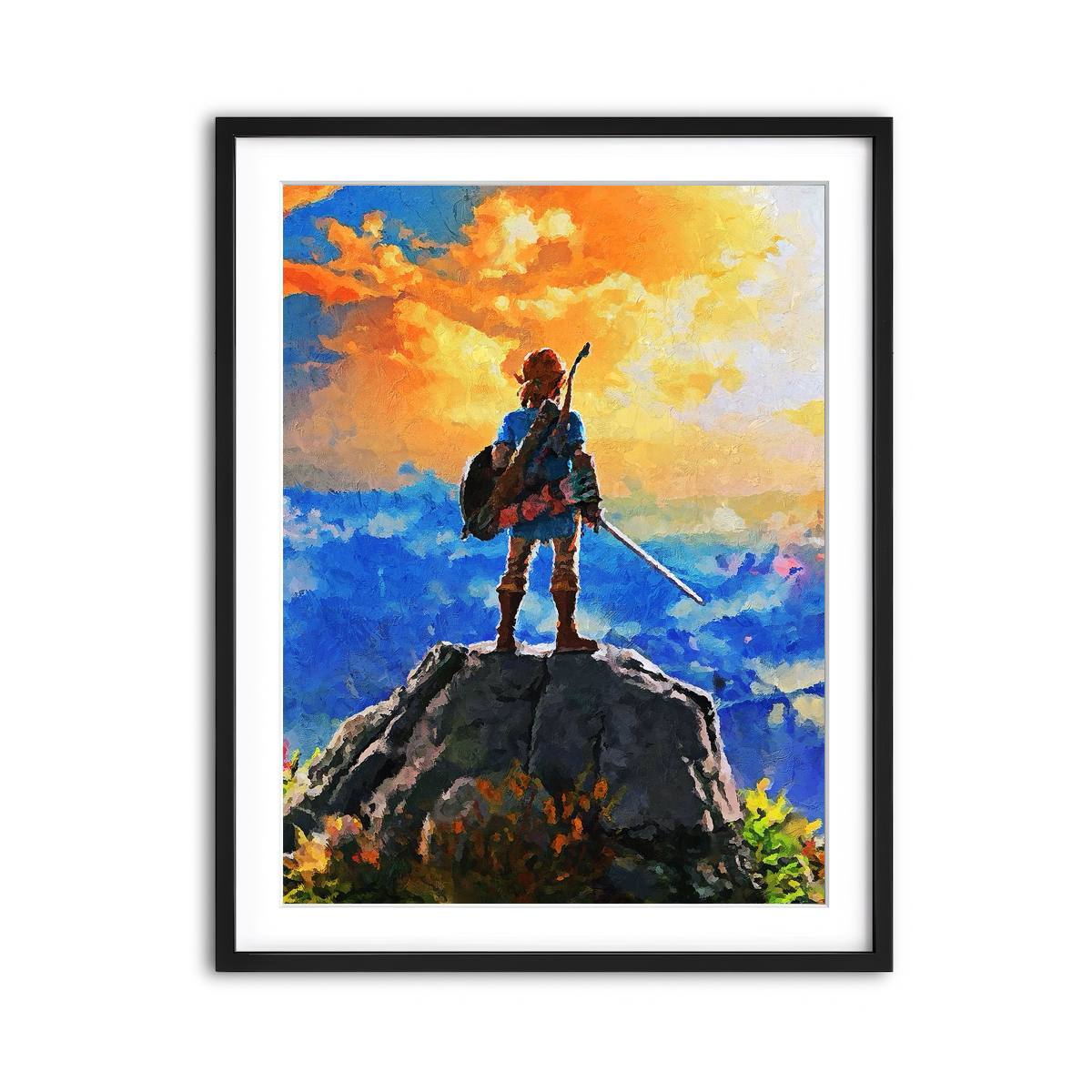 Framed Print 3x4 Black