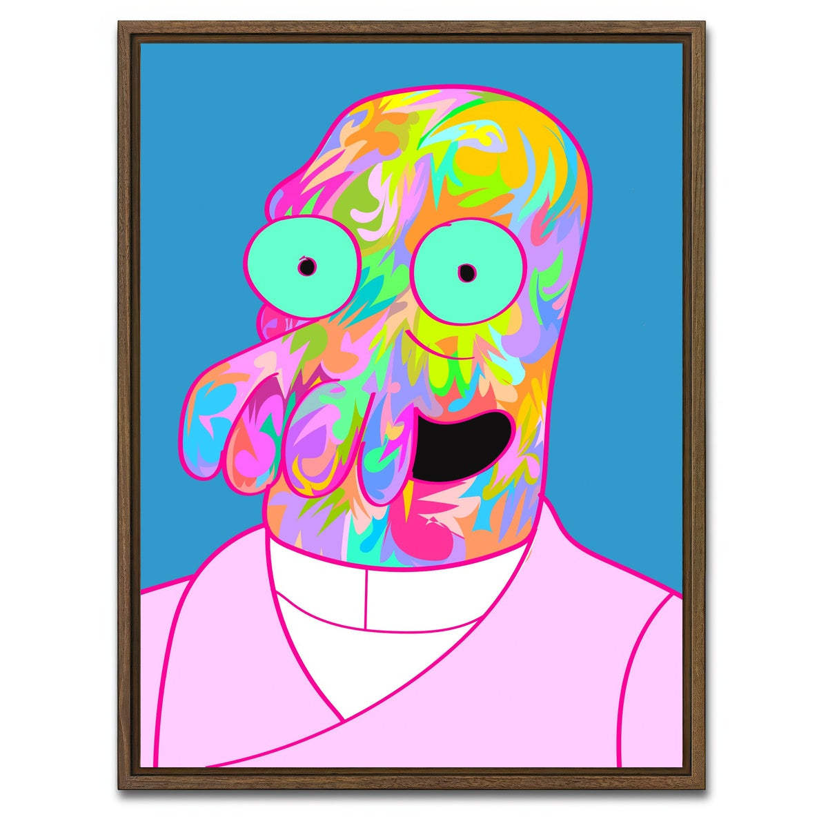 AUTO-MOCKUP WHITE | zoidberg | 1 Piece | Walnut Framed Canvas | group=3x4