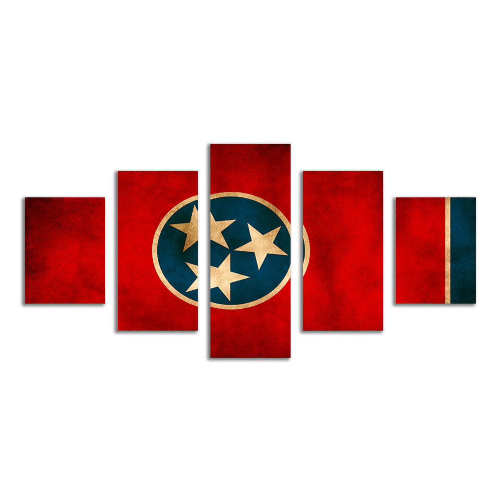 Tennessee Flag Grunge Wall Art