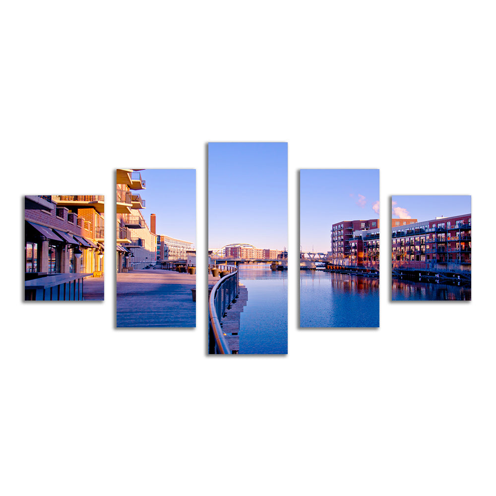 Milwaukee Third Ward Riverwalk Wall Art