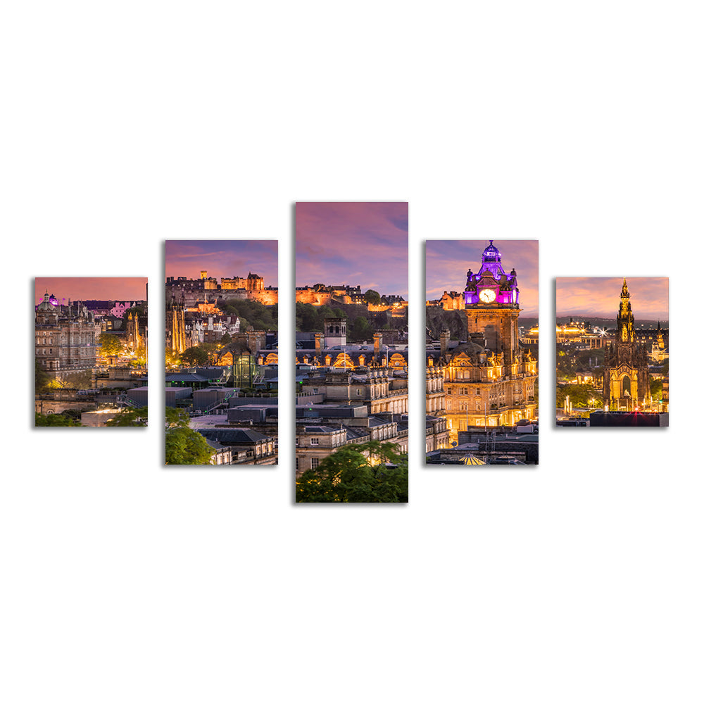 Edinburgh Sunset Wall Art