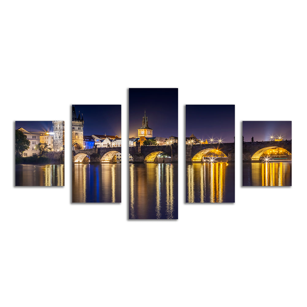 Charles Bridge with Old Town Bridge Tower Wall Art