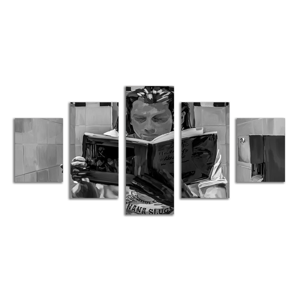 Toilet Reading Wall Art