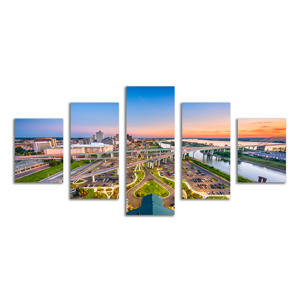 Memphis Aerial Wall Art