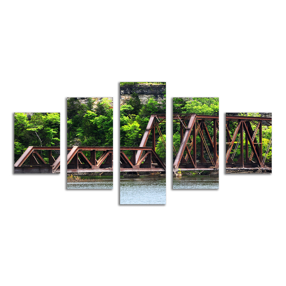 Ozarks Railway Bridge Wall Art