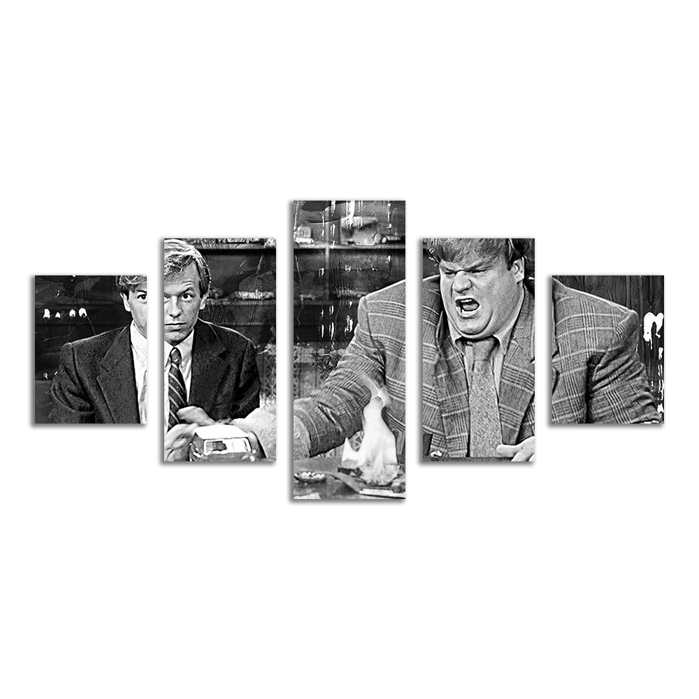 Callahan Sales Pitch Grayscale Wall Art