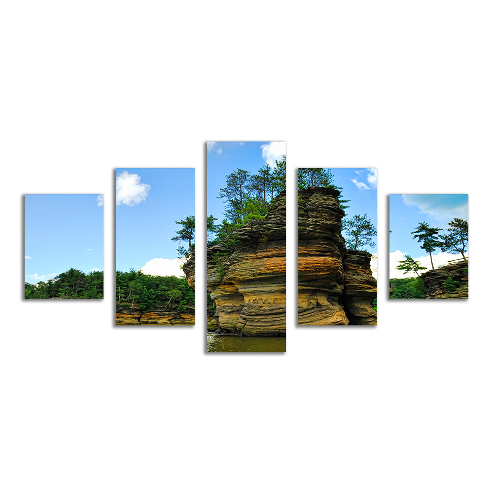 Wisconsin Dells Sandstone Formation Wall Art