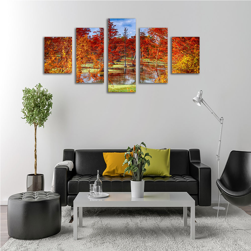 Lake Conway Cypress Trees Wall Art