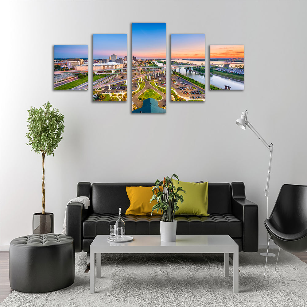 Memphis Aerial Wall Art