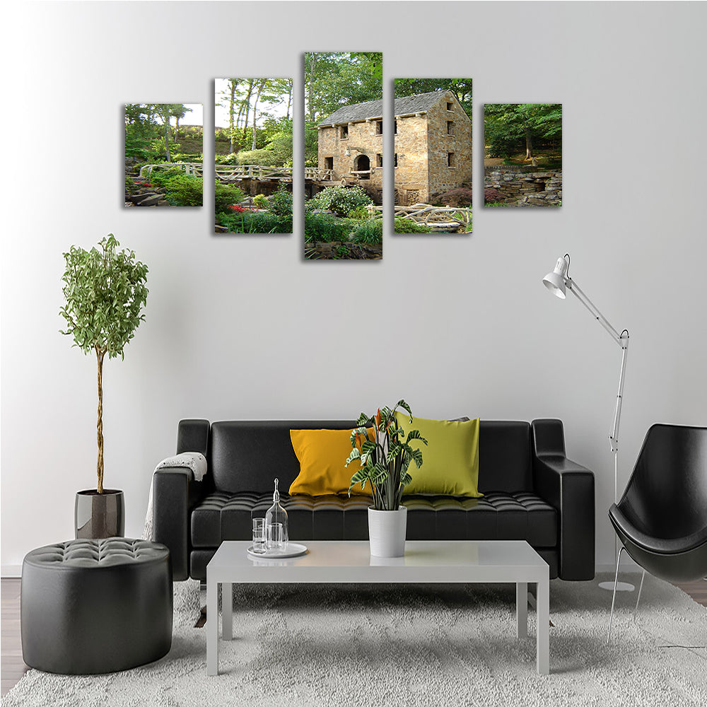 Old Mill Canvas Wall Art