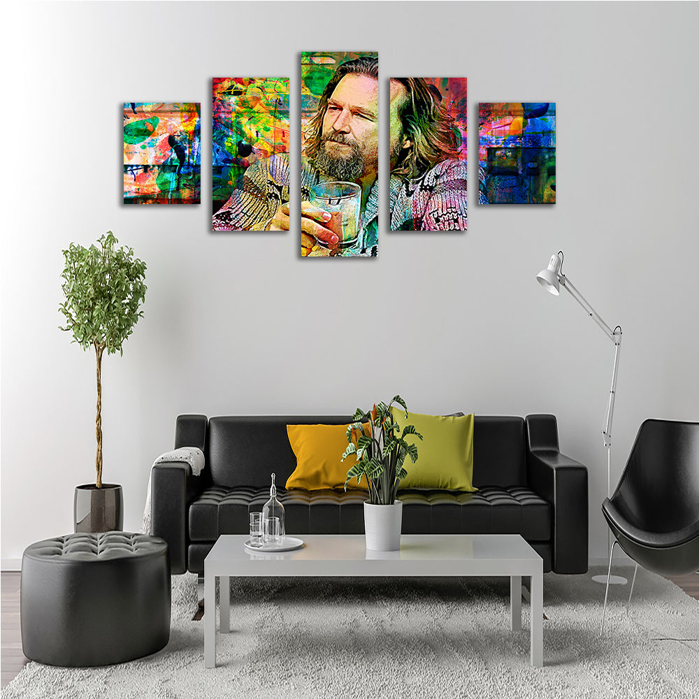 The Dude All Colors Wall Art