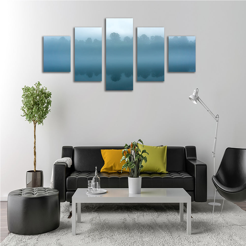 Foggy Tennessee Morning on the River Wall Art