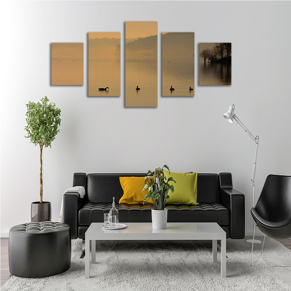 Geese on Lake Degray Wall Art