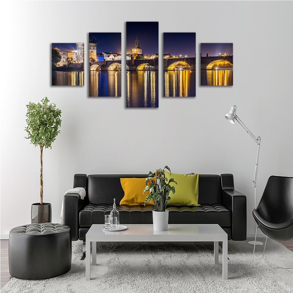 Charles Bridge with Old Town Bridge Tower Wall Art