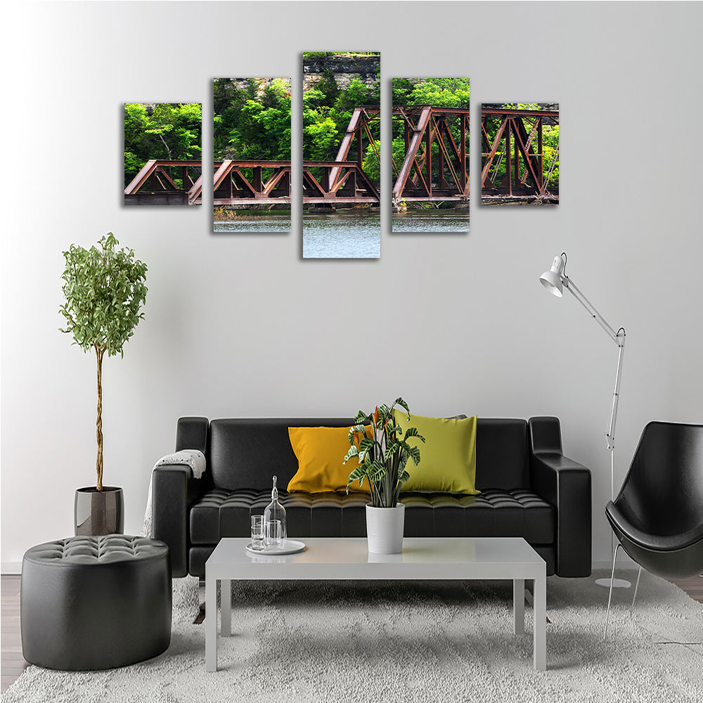 Ozarks Railway Bridge Wall Art