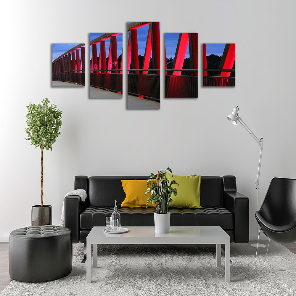 Two Rivers Park Bridge Wall Art