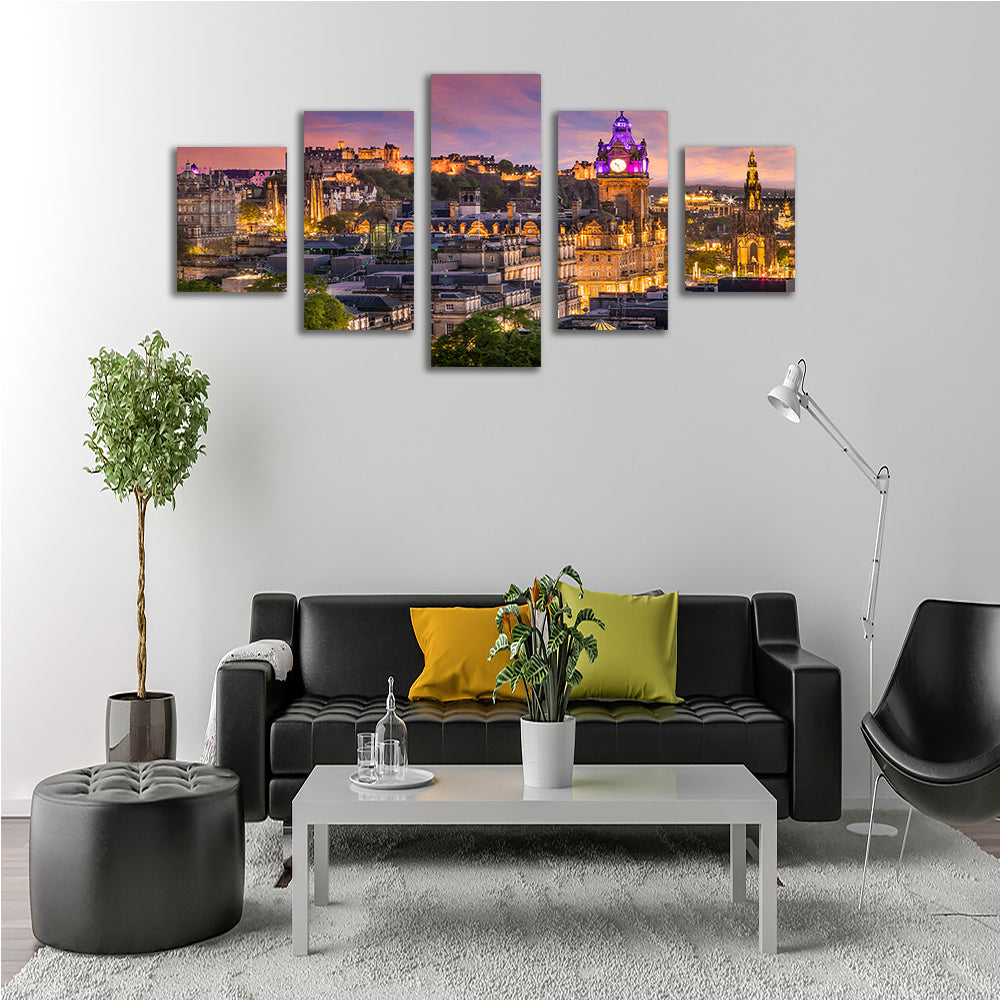 Edinburgh Sunset Wall Art