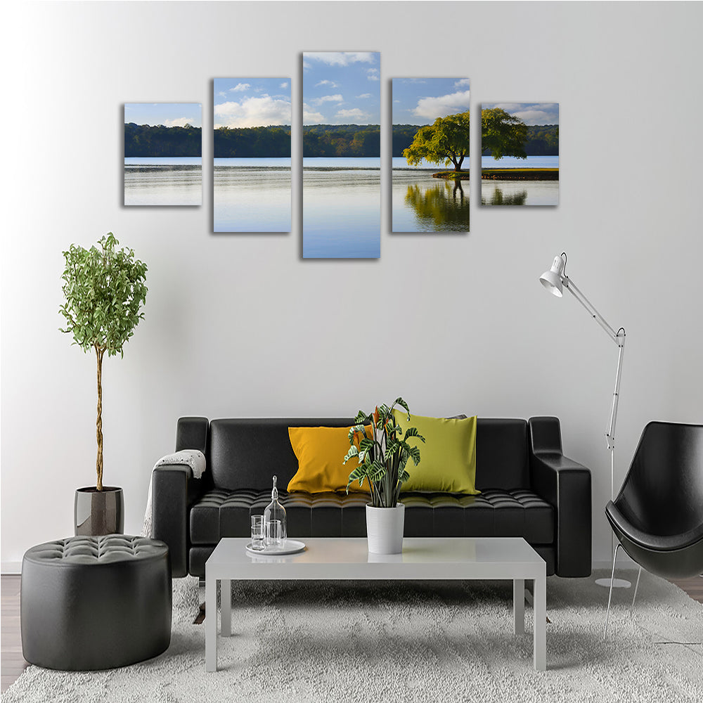 Willow Tree On The Tennessee River Wall Art