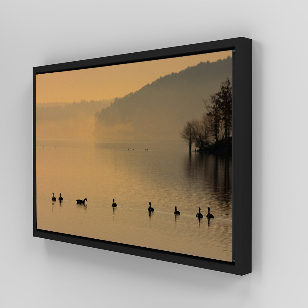 Geese on Lake Degray Wall Art