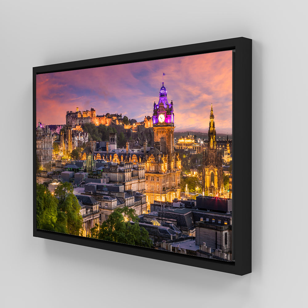 Edinburgh Sunset Wall Art