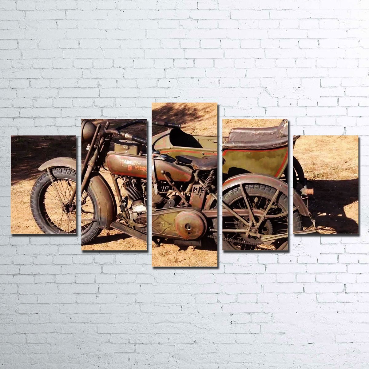 Harley Davidson 1919 5pc Canvas Set