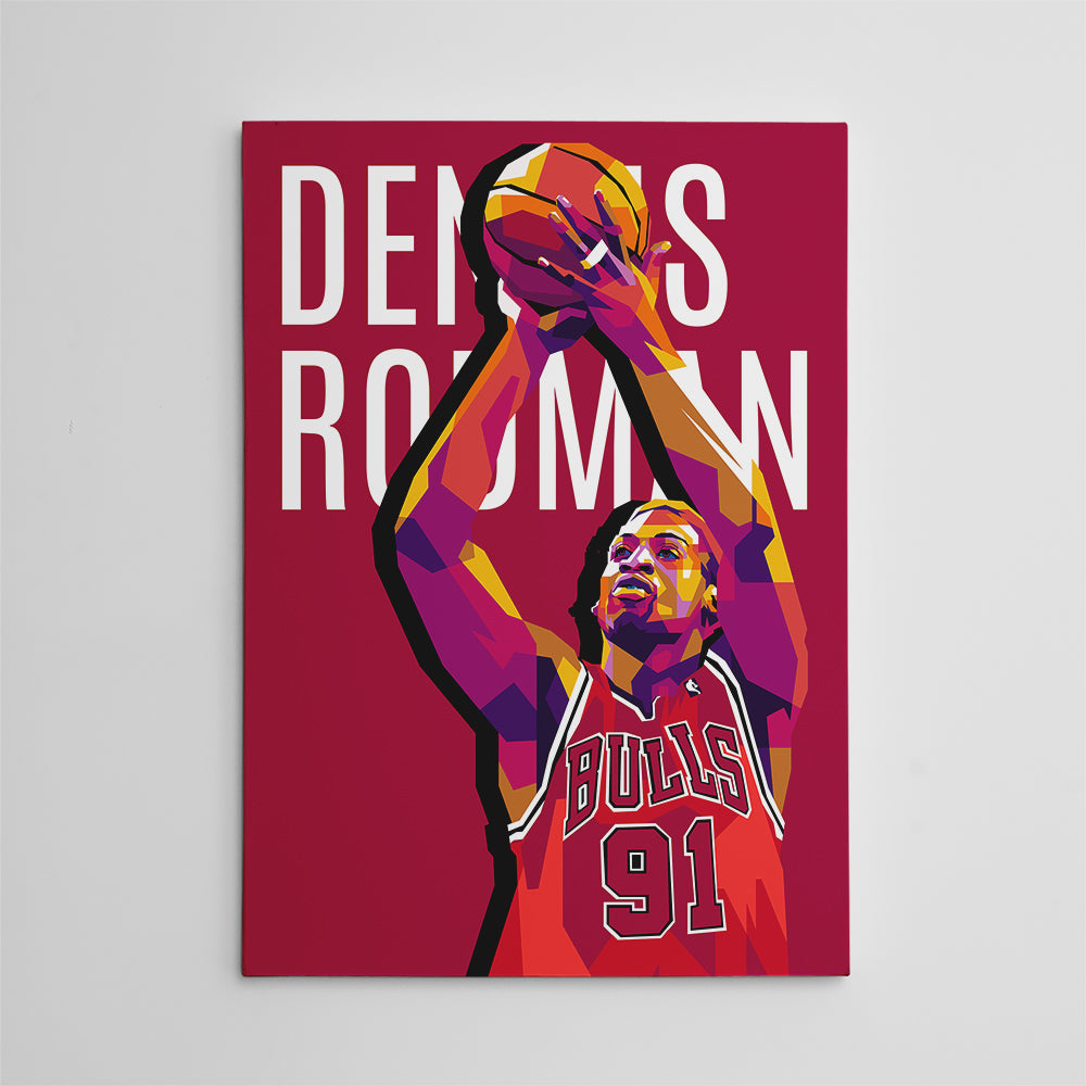Dennis Rodman Wall Art