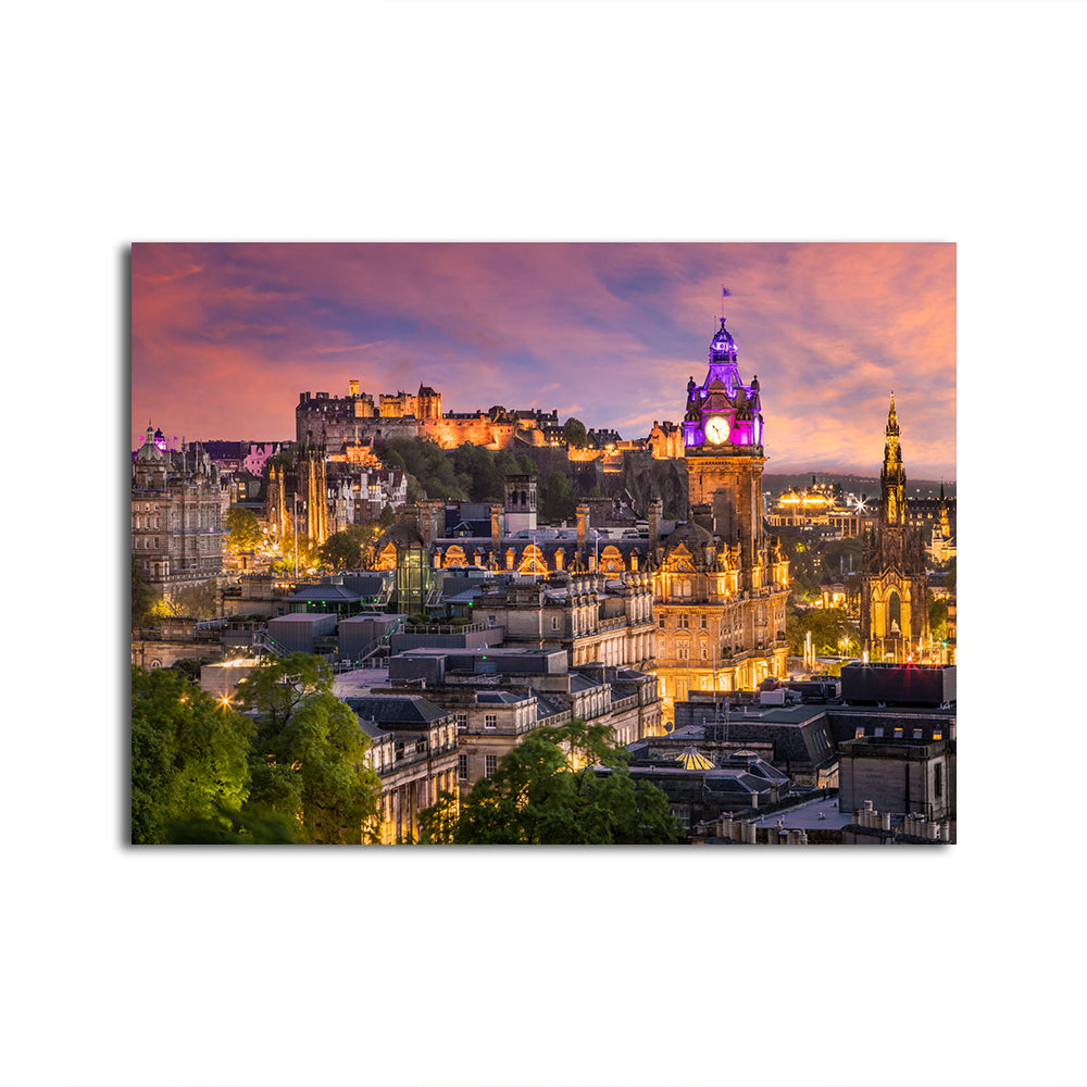 Edinburgh Sunset Wall Art