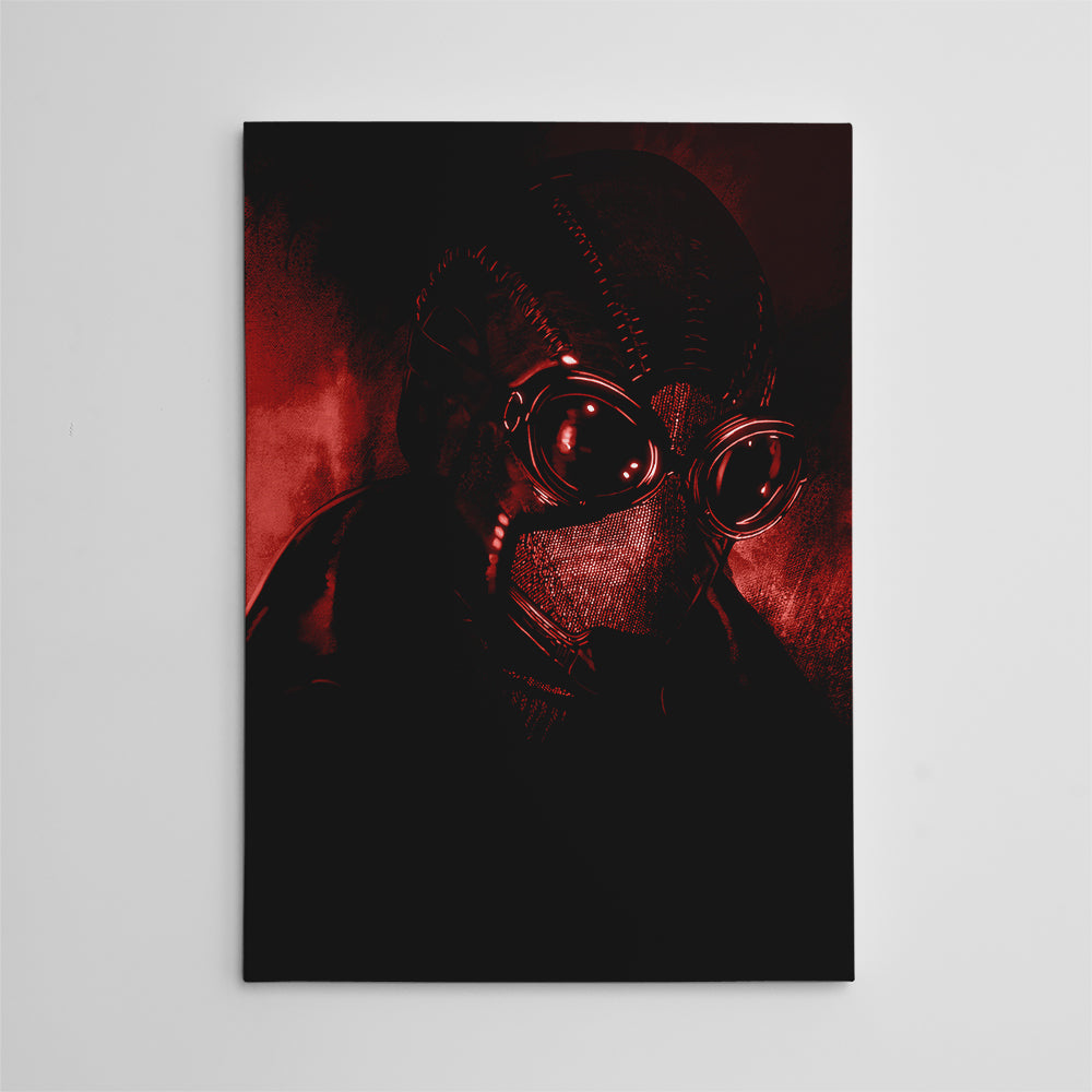 Noir In Red Wall Art
