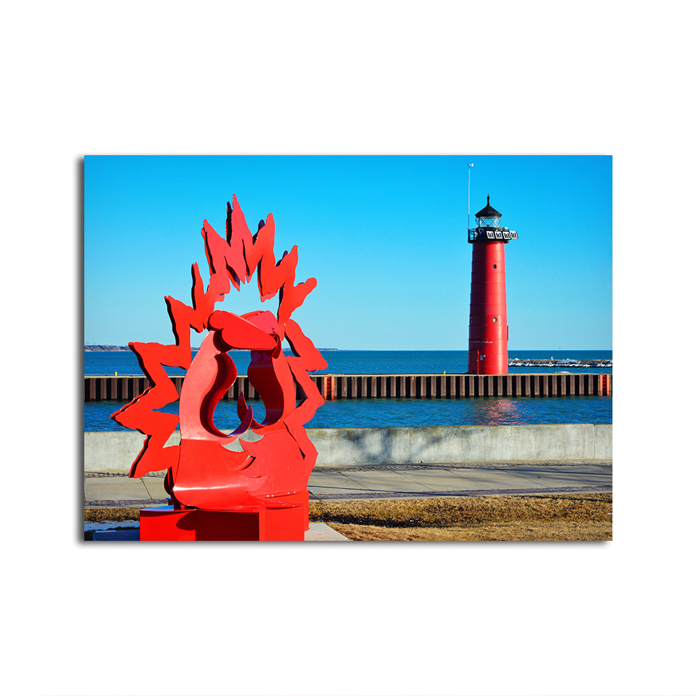 North Pier Lighthouse Wall Art