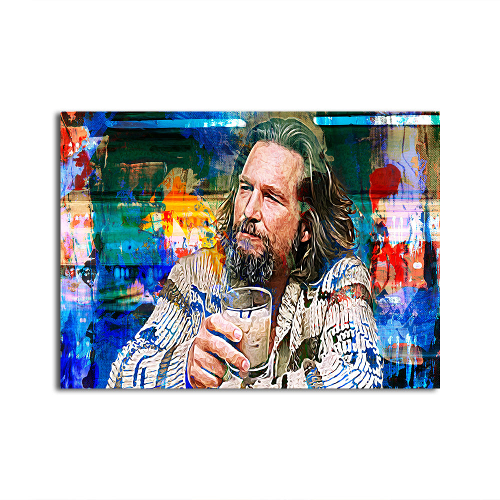 The Dude Vintage Blue Wall Art