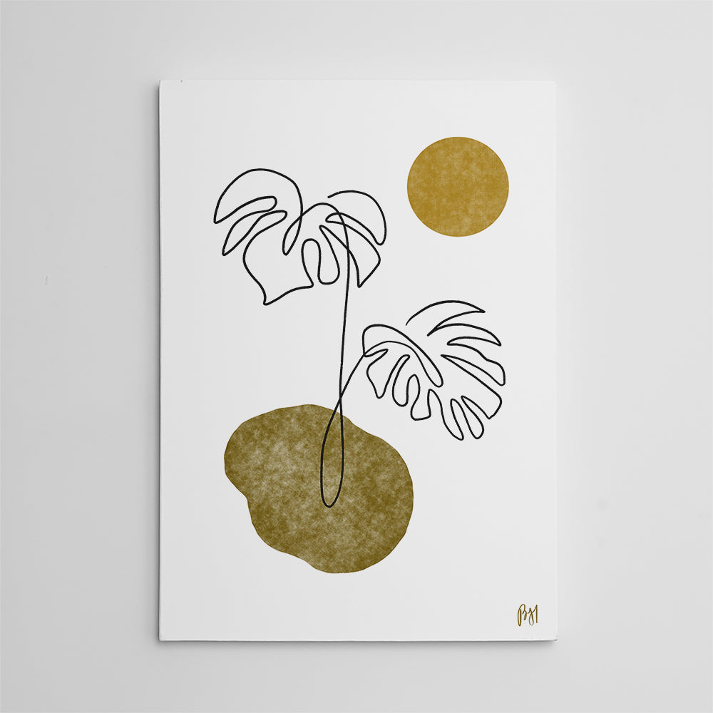 Monstera Leaves Wall Art