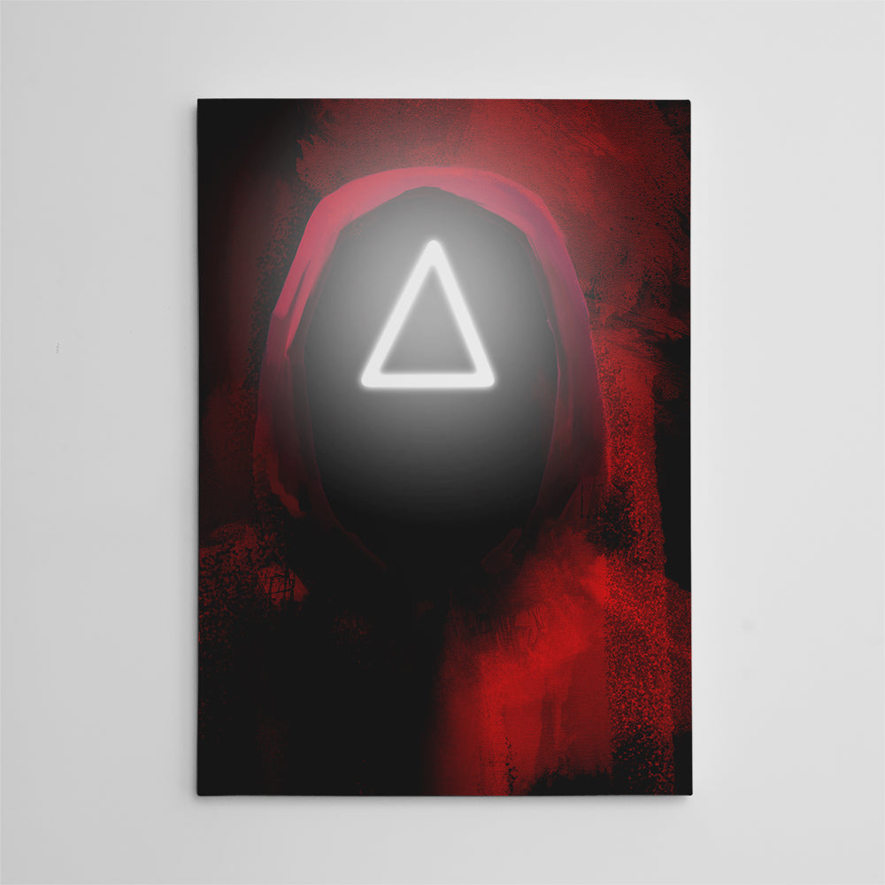 Squid Game Triangle Wall Art