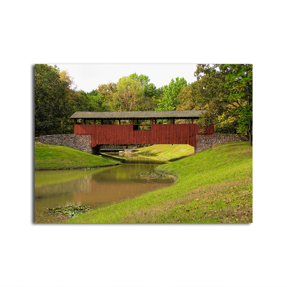 Burns Park Covered Bridge Wall Art