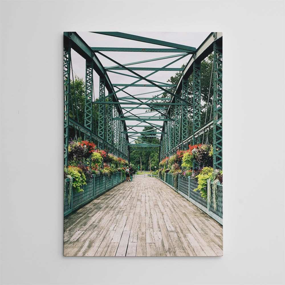 Old Drake Hill Flower Bridge Wall Art