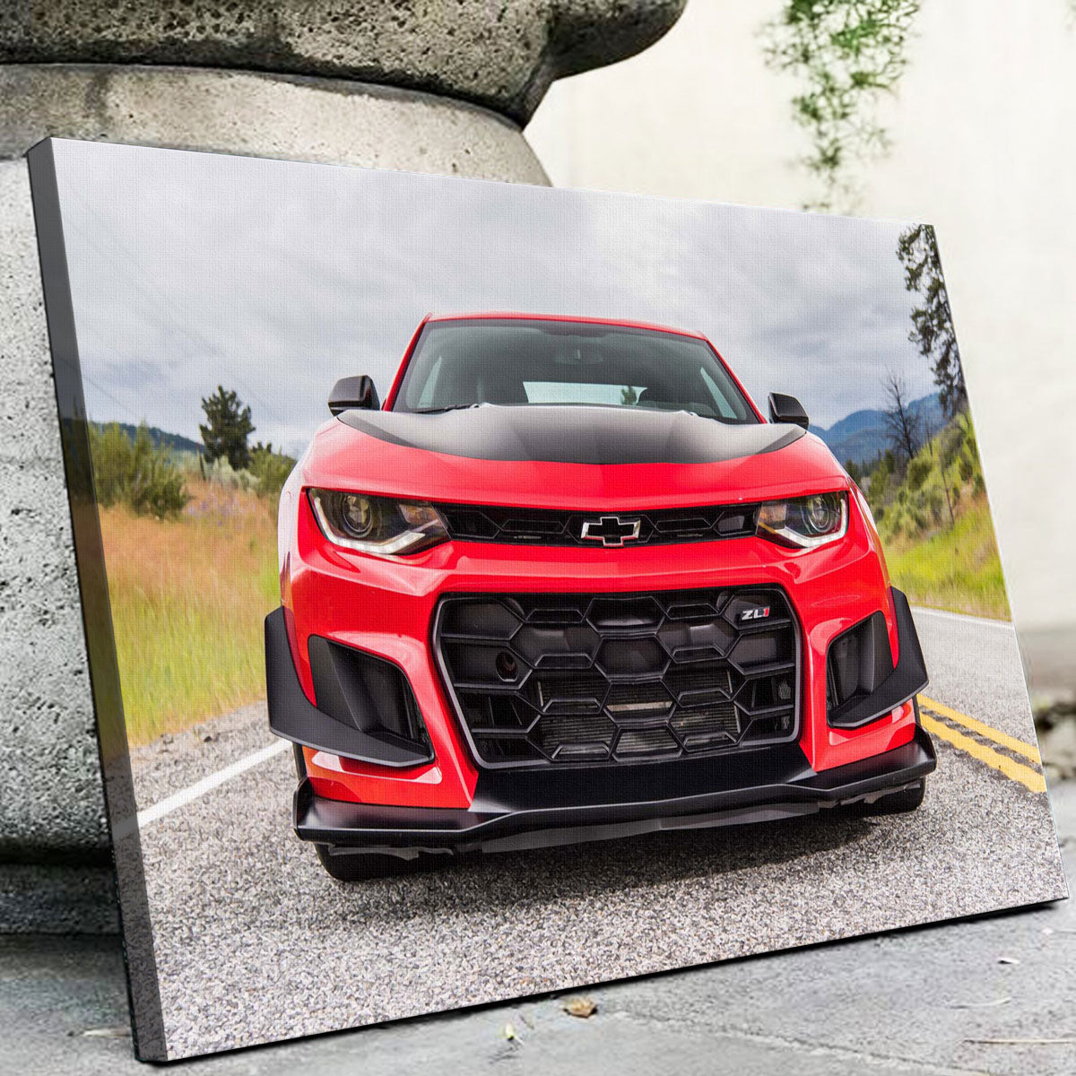 Red Camaro ZL1 Wall Art