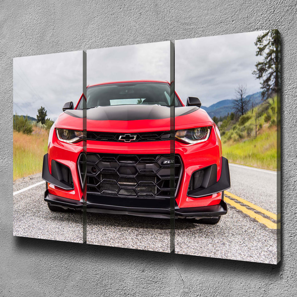 Red Camaro ZL1 Wall Art