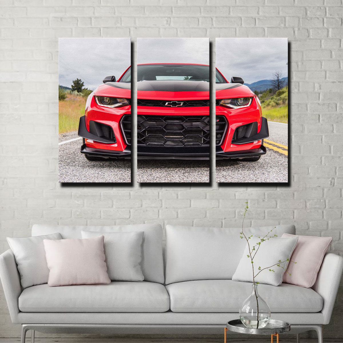 Red Camaro ZL1 Canvas Set