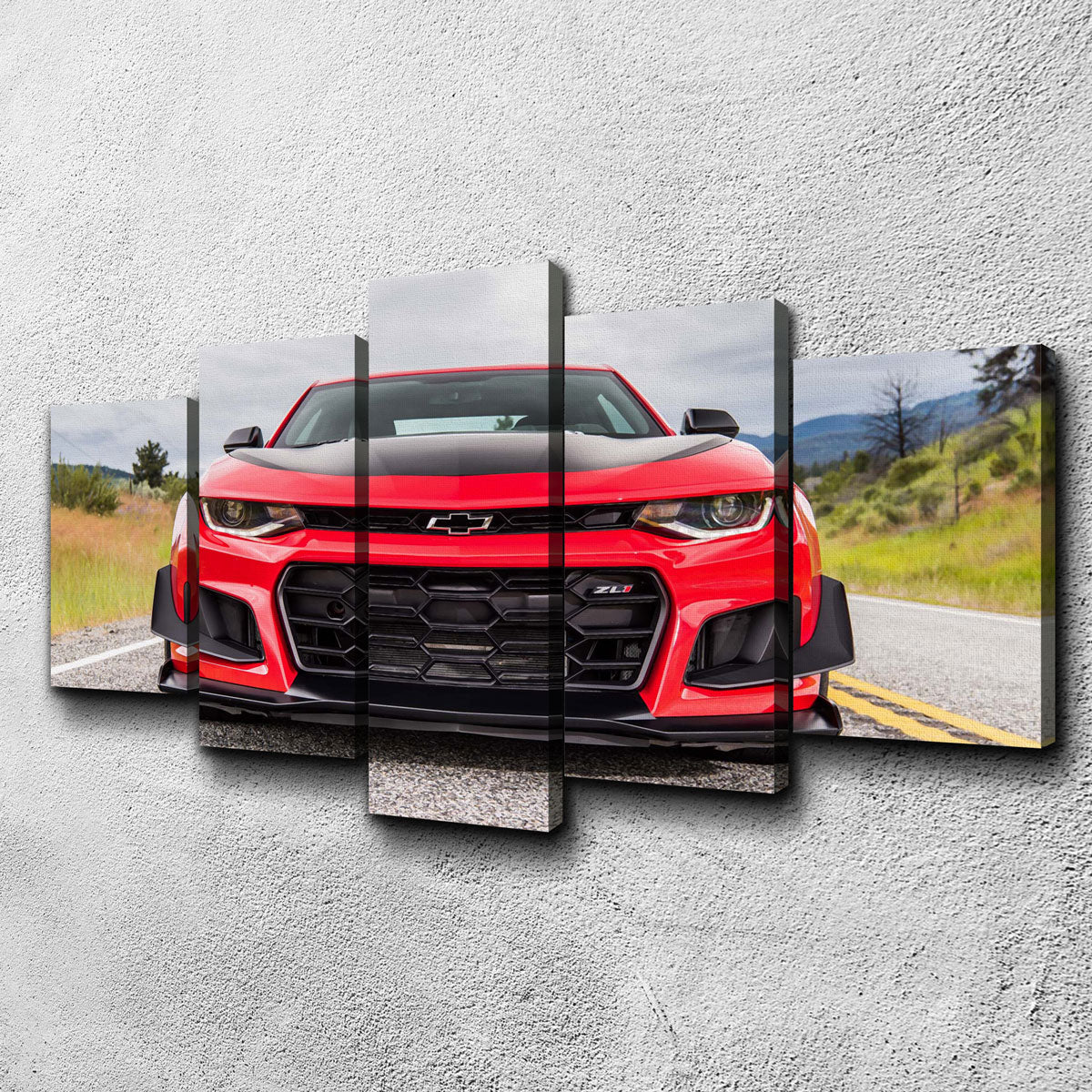 Red Camaro ZL1 Wall Art