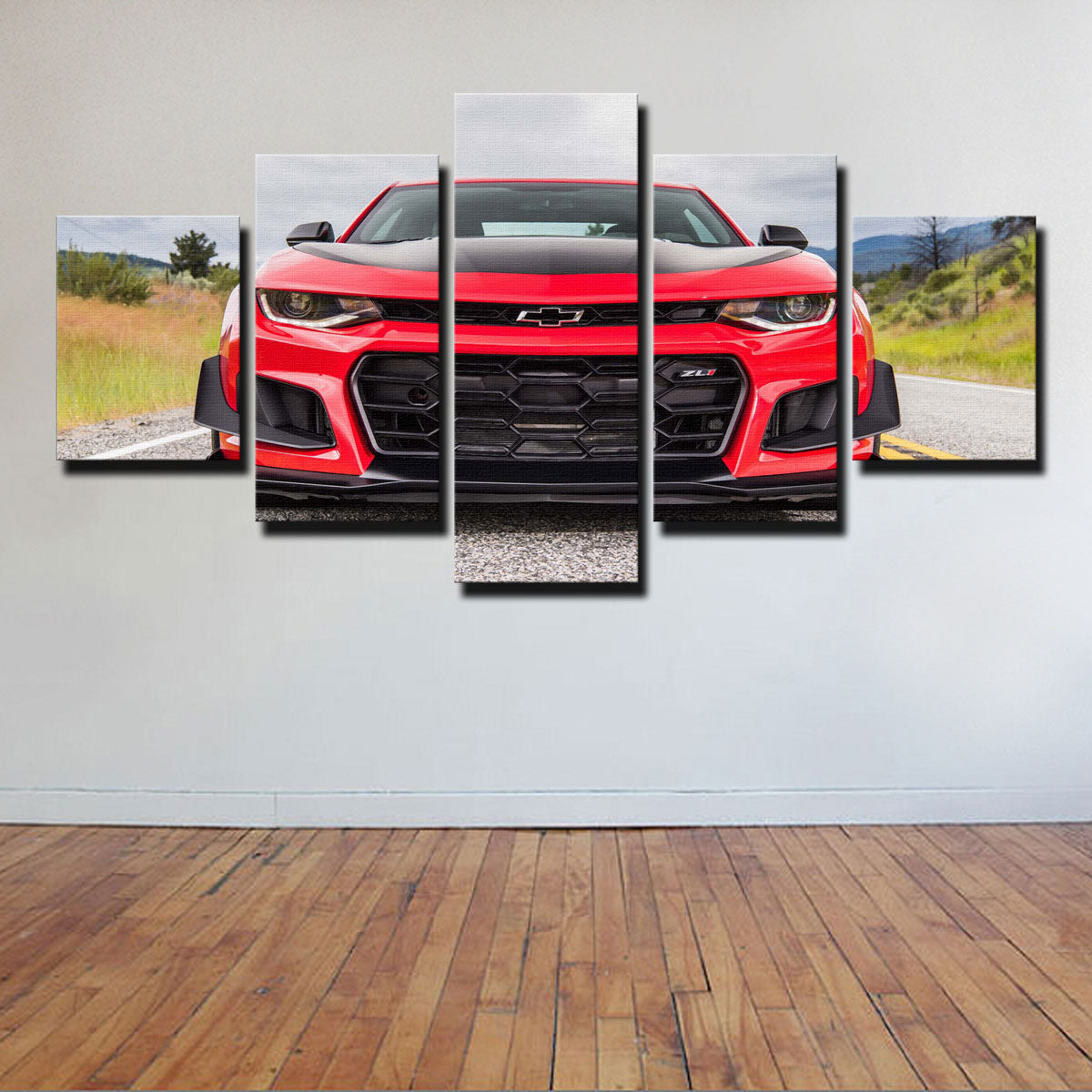 Red Camaro ZL1 Wall Art