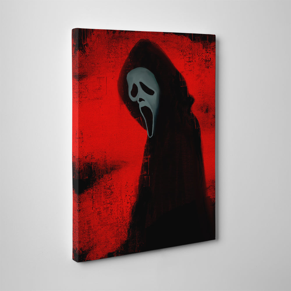 Ghost Face Portrait Wall Art
