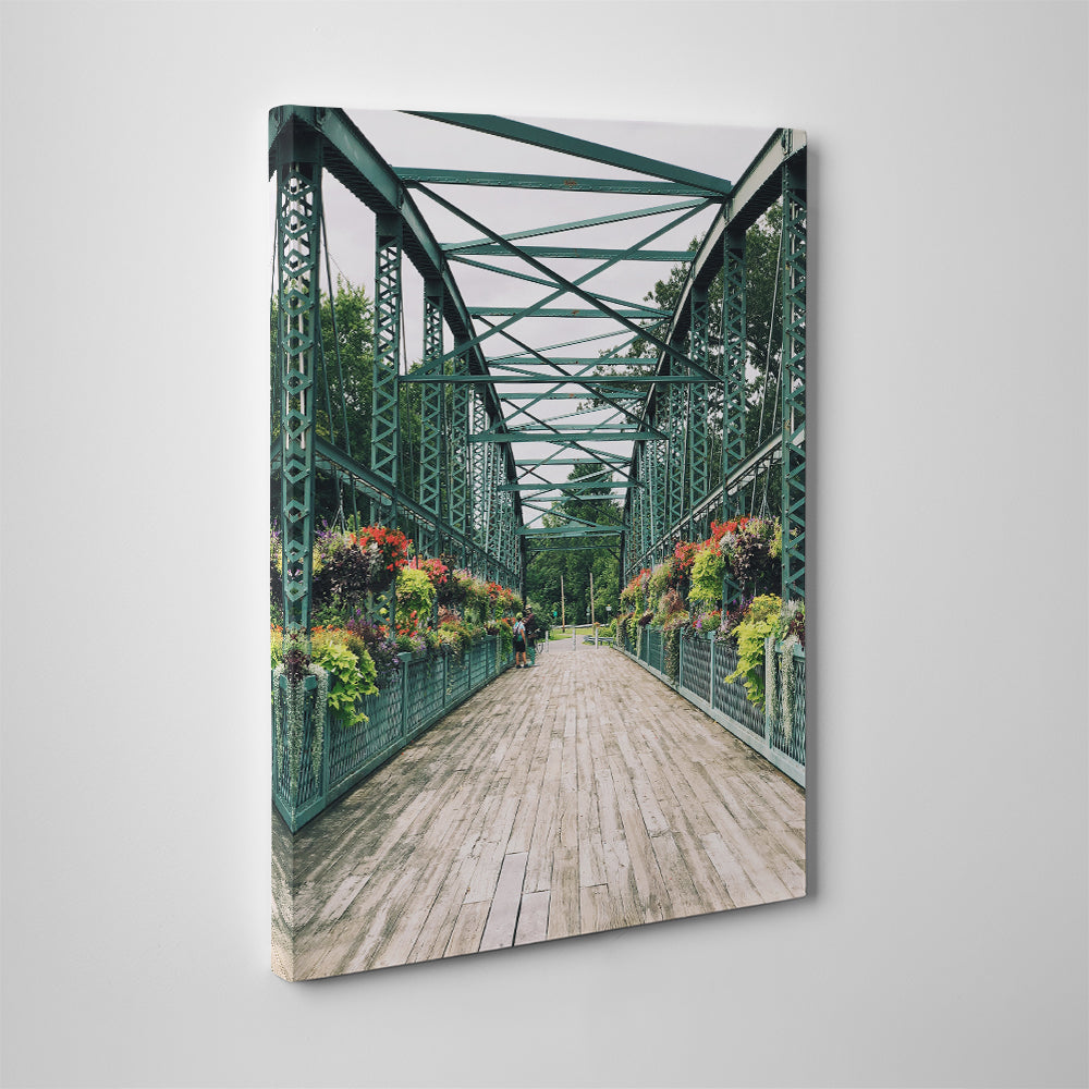 Old Drake Hill Flower Bridge Wall Art