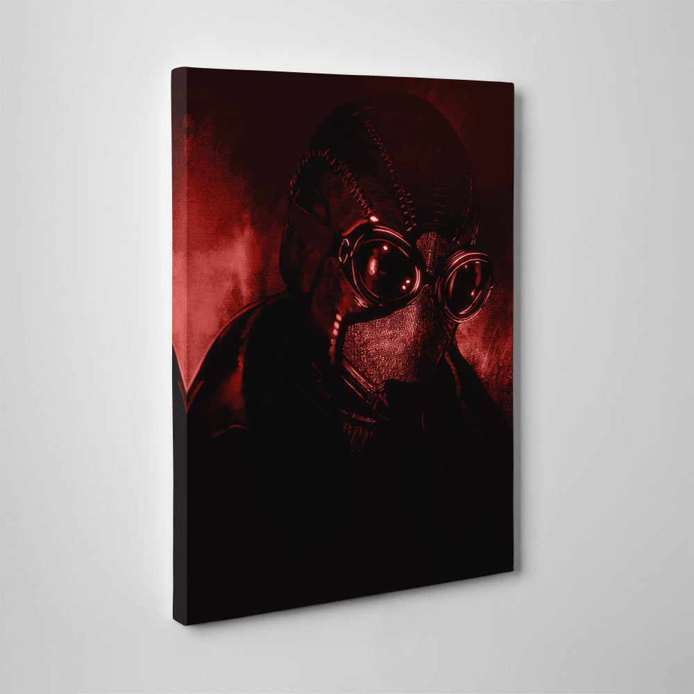 Noir In Red Wall Art