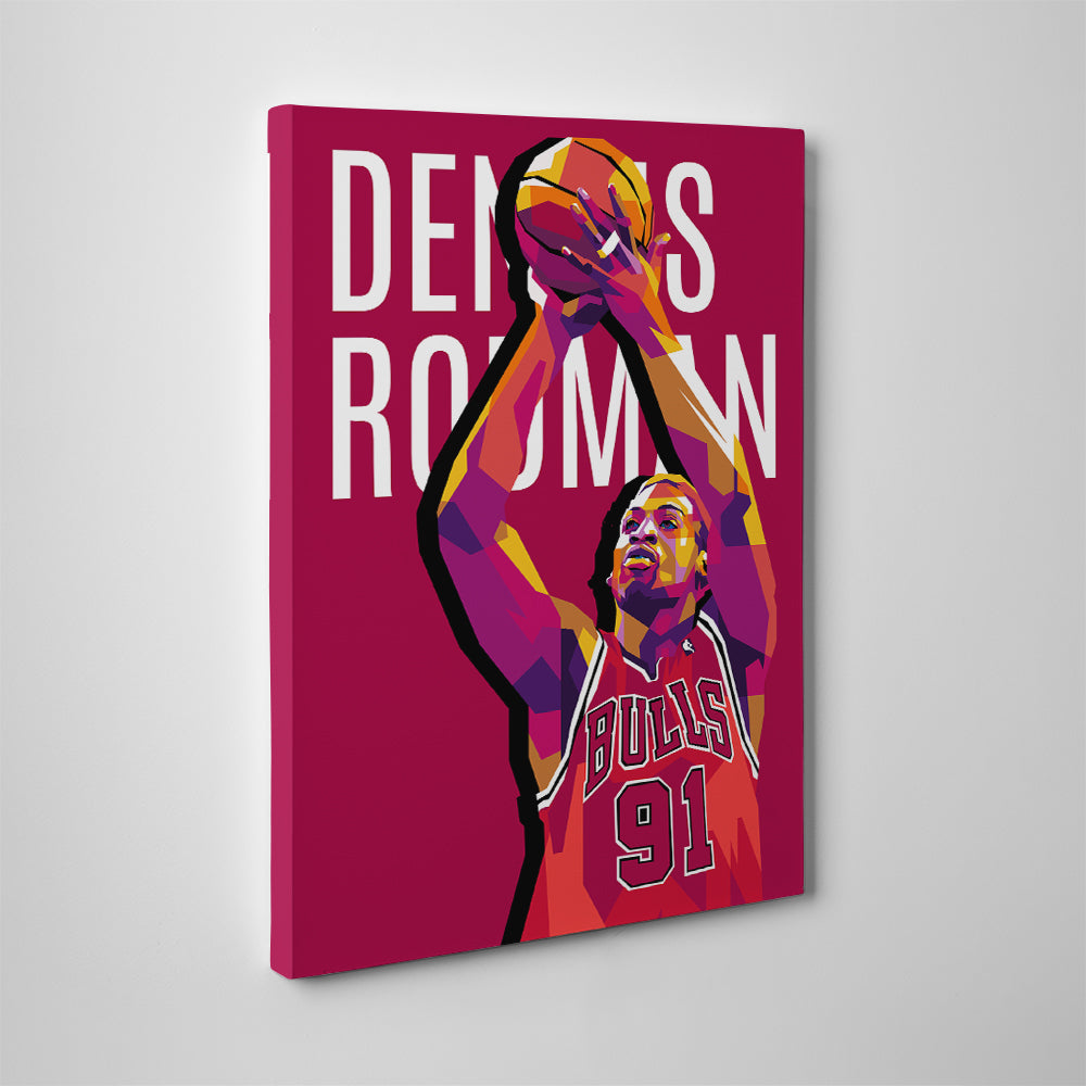 Dennis Rodman Wall Art