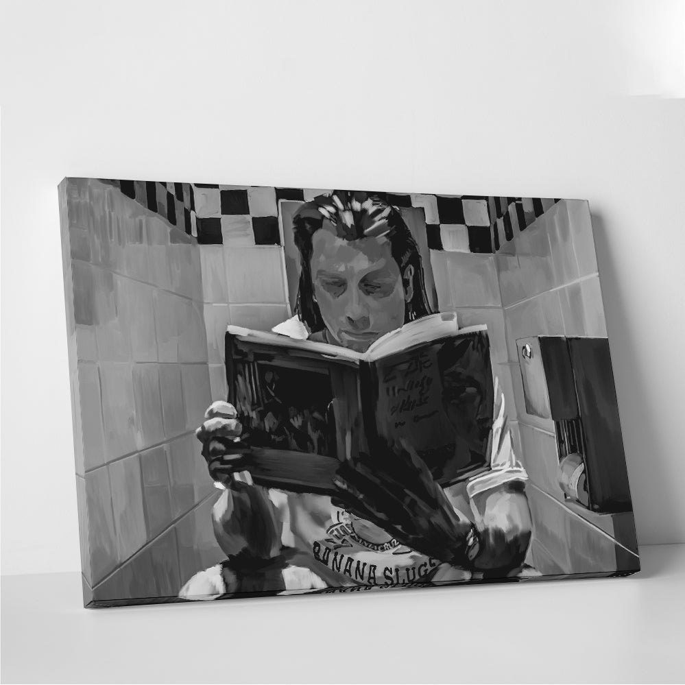 Toilet Reading Wall Art