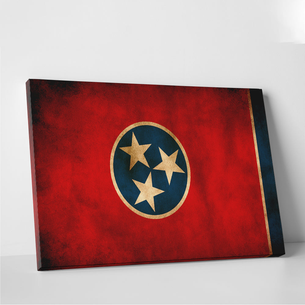 Tennessee Flag Grunge Wall Art